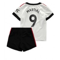 Manchester United Anthony Martial #9 Fußballbekleidung Auswärtstrikot Kinder 2022-23 Kurzarm (+ kurze hosen)
